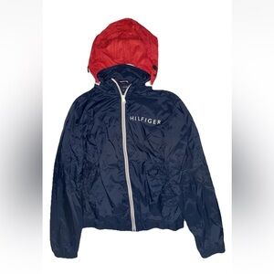 Men’s Tommy Hilfiger Navy Jacket with Red Trim